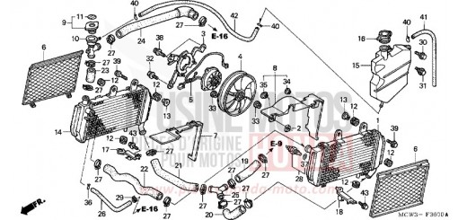 RADIATEUR VFR800A3 de 2003